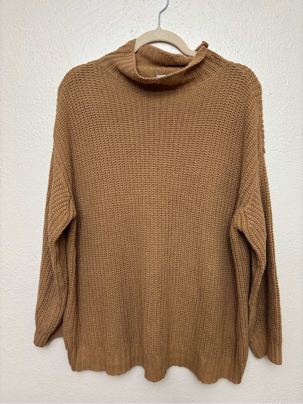 American Eagle Outfitters Camel Cozy Turtleneck Sweater